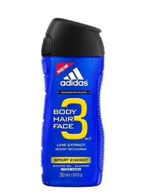 Adidas 3in1 Sport Energy Sprchový gel 400ml