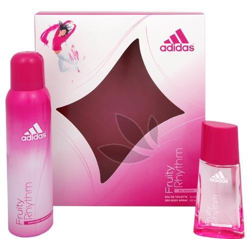 Adidas Fruity Rhythm - toaletní voda s rozprašovačem 30 ml   deodorant ve spreji 150 ml