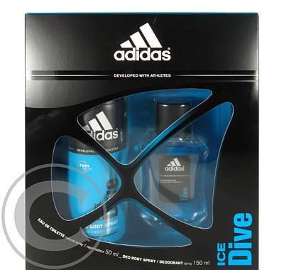 Adidas Ice Dive Dárková kazeta deo 150ml   edt 50ml