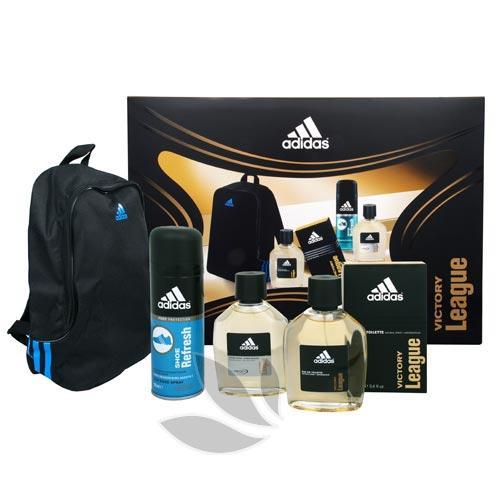 Adidas Victory League - toaletní voda s rozprašovačem 100 ml   osvěžující deodorant do bot 150 ml   voda po holení 100 ml   batoh