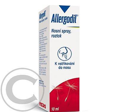 ALLERGODIL  1X10ML Roztok ve spreji  : VÝPRODEJ exp. 2014-12-31