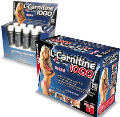 Aminostar L-Carnitine 1000 10 x 25 ml pomeranč