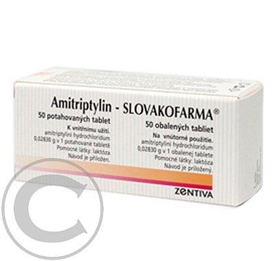 AMITRIPTYLIN-SLOVAKOFARMA  100X28.3MG Potahované tablety