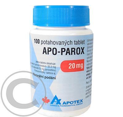 APO-PAROX  100X20MG Potahované tablety