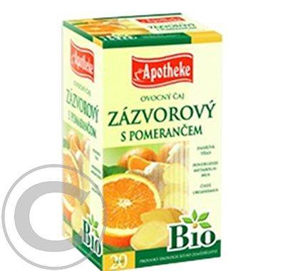 Apotheke BIO Zázvorový čaj s pomerančem 20 x 1.5g