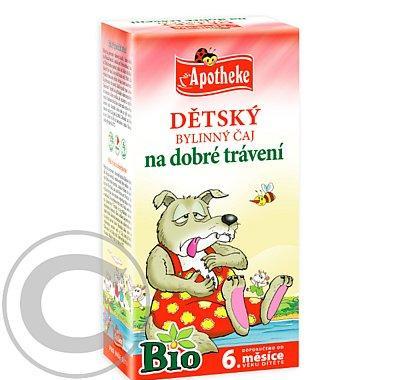 Apotheke Dětský čaj BIO dobré trávení 20x1.5g n.s.