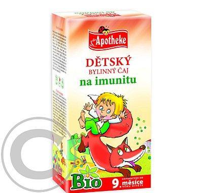 Apotheke Dětský čaj BIO na imunitu 20x1.5g n.s.