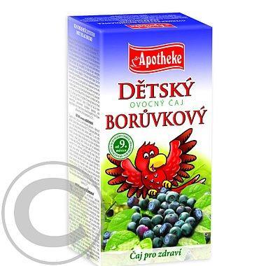 Apotheke Dětský ovocný čaj borůvkový 20x2g