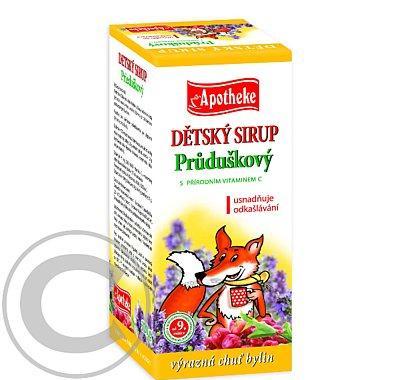 Apotheke sirup dětský průduškový s vitamínem C 320g