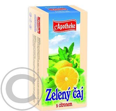 Apotheke Zelený čaj s citronem 20x1.5 g nálevové sáčky