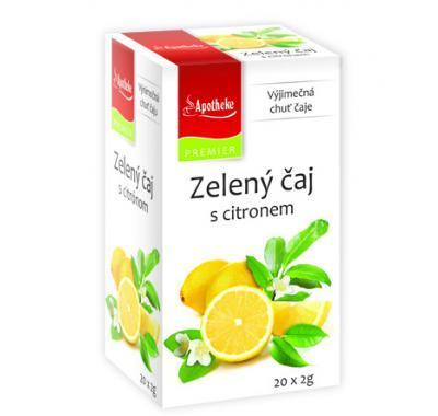 APOTHEKE Zelený čaj s citronem 20x2 g