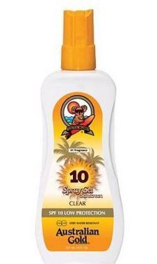 AUSTRALIAN GOLD Sunscreen Spray Gel 237ml Gel na opalování SPF10