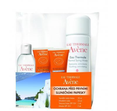 AVENE ochrana před slunečními paprsky (vzorek Emulsion SPF50 , Creme teinte SPF50 , Lotion micellaire, ETA 50 ml)