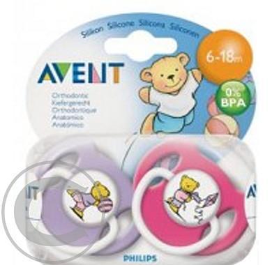 AVENT Šidítko Medvídek 6-18m.bez BPA 2ks, AVENT, Šidítko, Medvídek, 6-18m.bez, BPA, 2ks