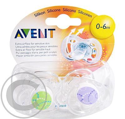 AVENT Šidítko Sensitive Fantazie 0-6m. 2ks