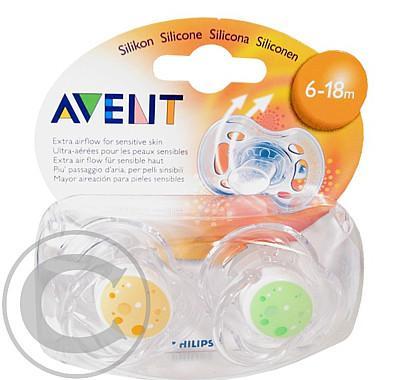 AVENT Šidítko Sensitive Fantazie 6-18m. 2ks