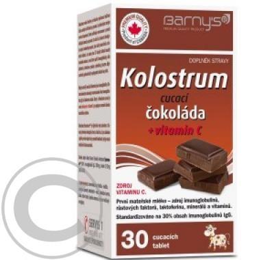 Barnys Kolostrum cucací čokoláda 30 tablet, Barnys, Kolostrum, cucací, čokoláda, 30, tablet
