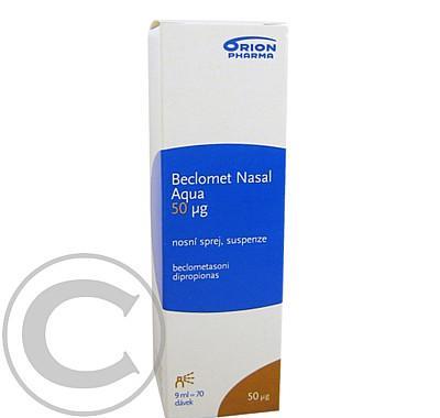 BECLOMET NASAL AQUA 50 MCG, NOSNÍ SPREJ  1X9ML (70DÁV) Suspenze ve spreji