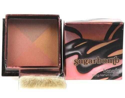 Benefit Sugarbomb Facial Powder  12g Odstín 4v1 - peach   rose   shimmering pink   soft plum