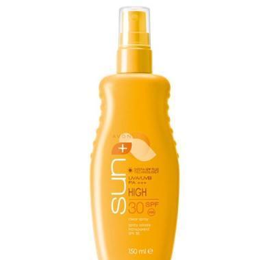 Bezbarvý sprej na opalování SPF 30 Sun  (High Clear Spray) 150 ml