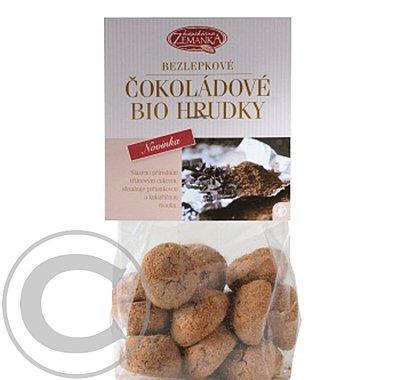 Bezlepkové čokoládové bio hrudky 100g