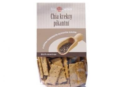 Bio chia krekry 130g