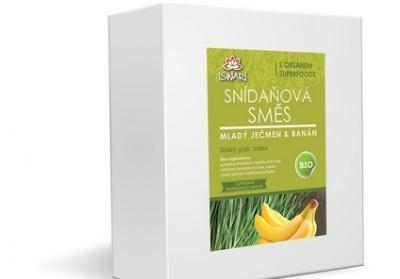 Bio snídaňová směs mladý ječmen-banán family 3,2kg