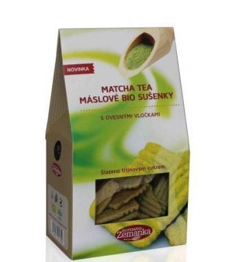 Bio sušenky Matcha tea s ovesnými vločkami 100g