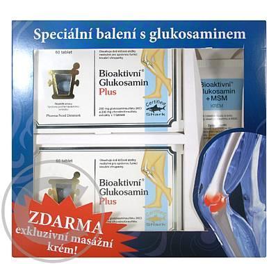 Bioaktivní Glukosamin Plus tbl. 2 x 60   MSM krém zdarma