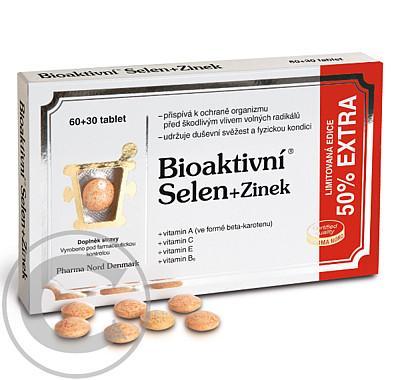 Bioaktivní Selen Zinek tbl.60 50% EXTRA