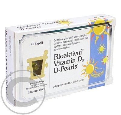 BIOAKTIVNÍ VITAMIN D3 D Pearls cps.40