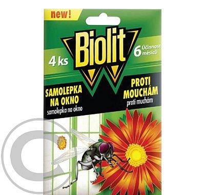 Biolit samolepka na okno proti mouchám, 4 ks