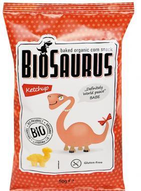 Biosaurus BIO křupky s kečupem 50g