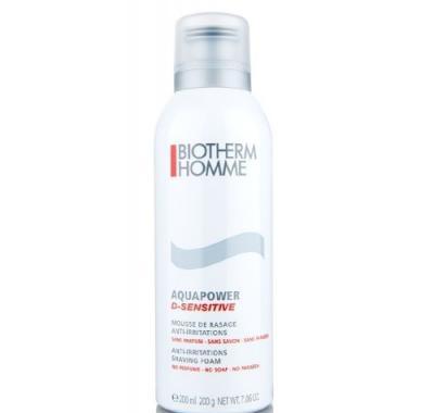 Biotherm Homme Aquapower D-Sensitive Shaving Foam 200ml Pěna na holení pro podrážděnou pleť