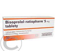 BISOPROLOL-RATIOPHARM 5 MG  30X5MG Tablety