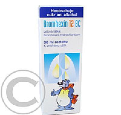 BROMHEXIN 12 BC 1X30ML Kapky, roztok