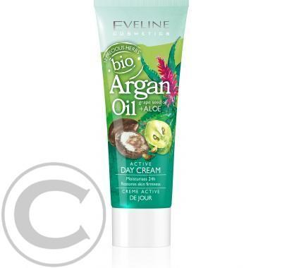 EVELINE bioArgan – Hroznový olej   Aloe – aktivní denní krém 75 ml