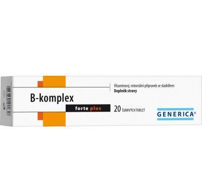 GENERICA B-komplex forte plus 20 šumivých tablet