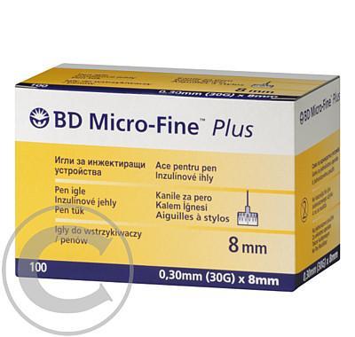 Jehly BD Micro-Fine Plus 0.30x8mm (30G) pro inzulínová pera  100ks