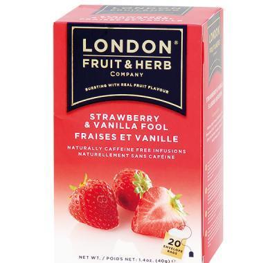 LONDON FRUIT & HERB Jahoda s vanilkou 20x2 g