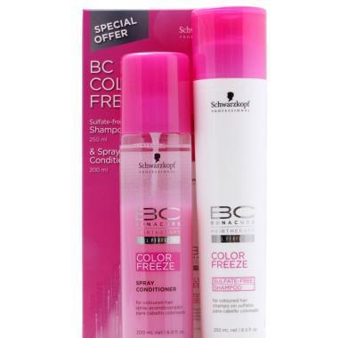 Schwarzkopf Balíček BC Colour Freeze - pro barvené vlasy (Šampon 250ml   Kondicionér ve spreji 200ml)