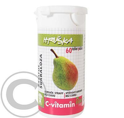 C-Vitamin 100mg - Hruška se sukralózou tbl.60