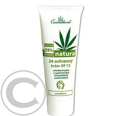 Cannaderm Natura 24 ochranný krém OF15 75g