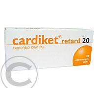 CARDIKET RETARD 20  20X20MG Tabl. s řízeným uvol.