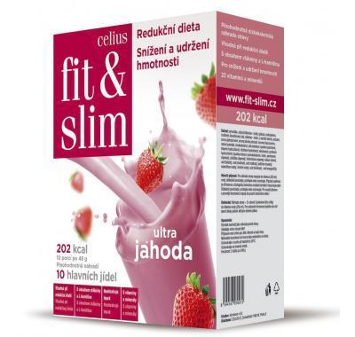 Celius Fit & Slim ultra Jahoda 480 g