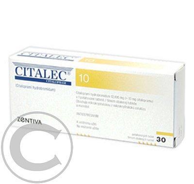 CITALEC 10 ZENTIVA  50X10 MG Potahované tablety