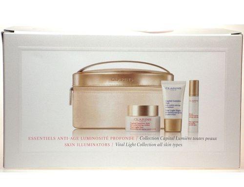 Clarins Collection Vital Light  75ml 50mlIlluminating Cream   15ml Revitalizing Cream