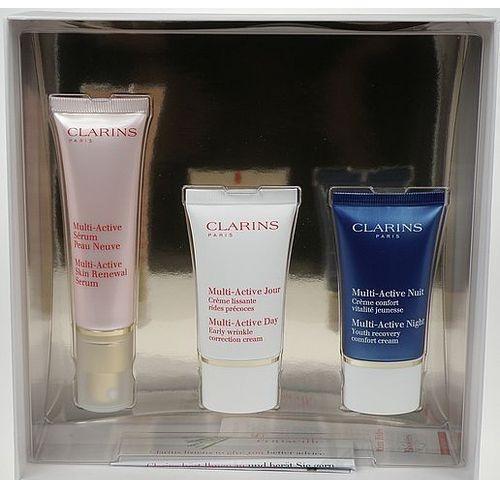 Clarins Multi Active Set  60ml 30ml Multi Active Day Serum   15ml Multi Active Day