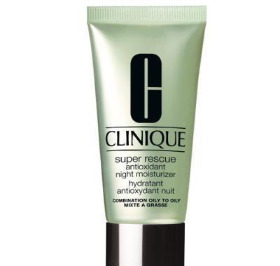 Clinique Super Rescue Night Moisturizer Oily Skin  50ml Mastná a smíšená pleť TESTER