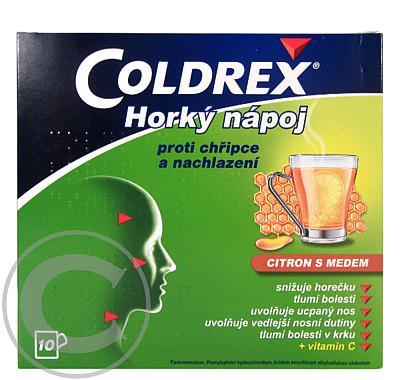 COLDREX HORKÝ NÁPOJ CITRON S MEDEM  10 Prášek pro roztok